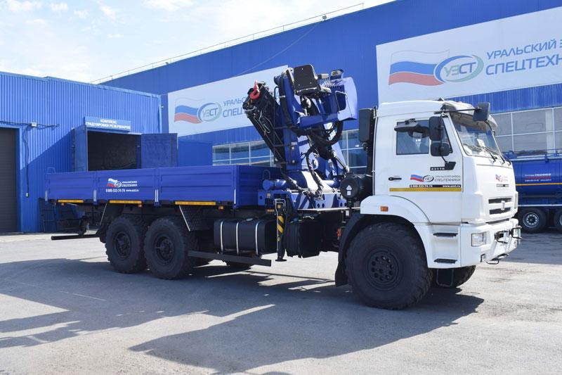 Бортовой Камаз 43118-3027-50 с КМУ АНТ 22-4 (г/п 10 т.)