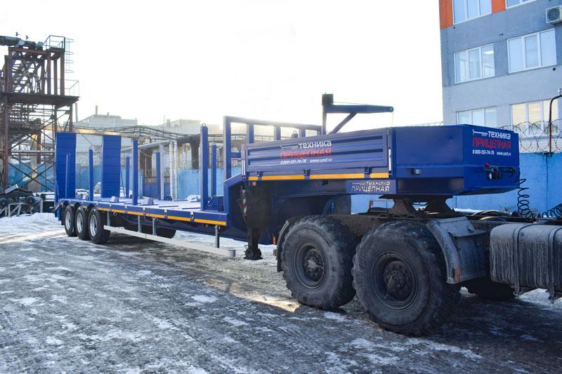 Полуприцеп тяжеловоз среднерамный марки УЗСТ ППТ-9177-015В3-90 (39 т.)
